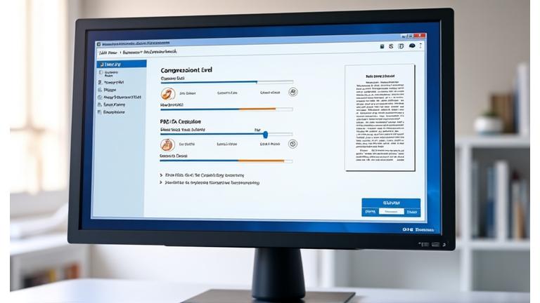 PDF konvertēšanas rīku saskarne, parādot kvalitātes opcijas