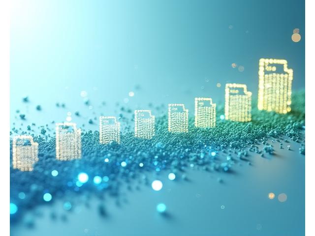 Dokumentu formātu evolūcijas laika grafiks ar digitālajiem bitiem, kas transformējas no veciem formātiem uz jauniem šūnveida tīklā.